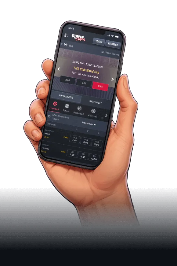 Apuestas en directo en Mafia Casino